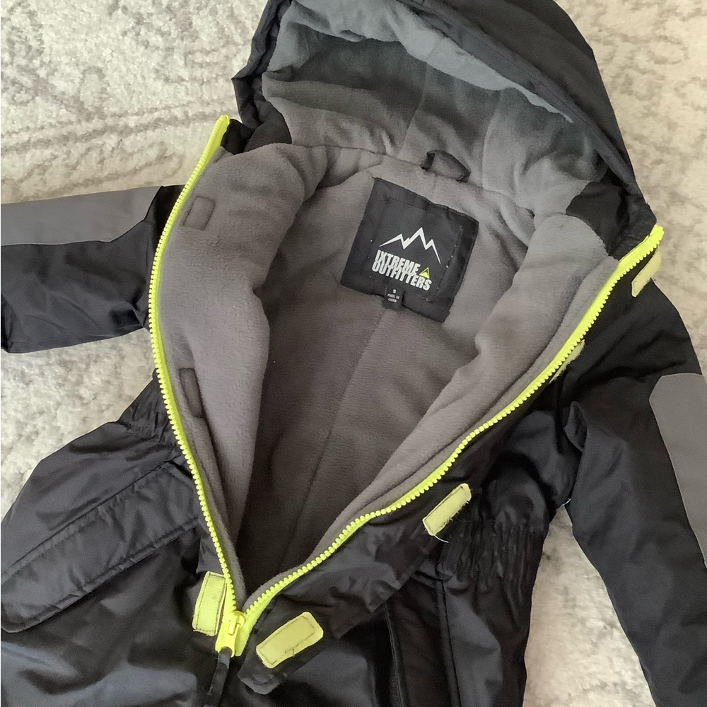 Winter Snow Ski One-piece Suit Fleece-Lined Size 5